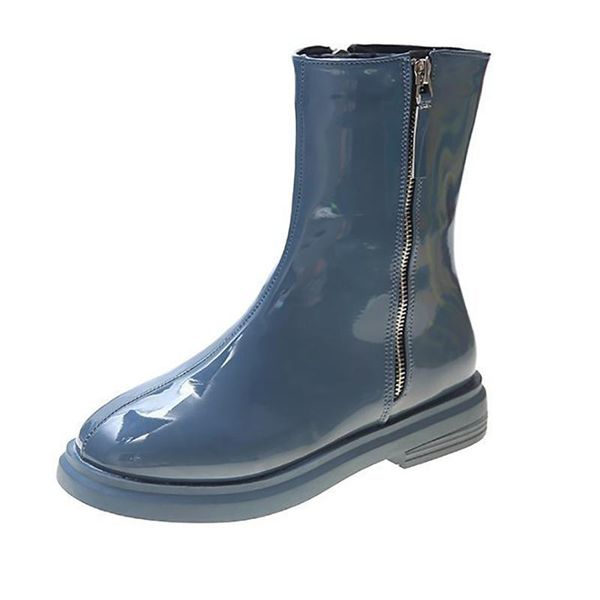boots winter ankle shoes for woman fashion round toe blue consice zipper flat short big size 40, Black
boots winter ankle shoes for woman fashion round toe blue consice zipper flat short big size 40, Black