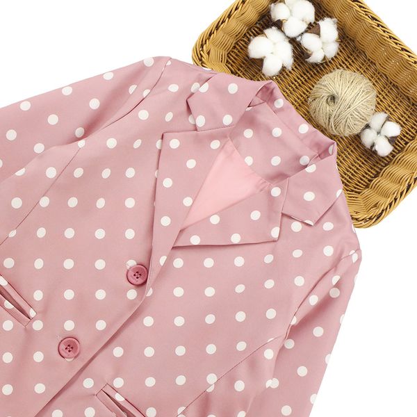 children clothes dot jacket & pants girls outfits fashion party girls clothing sets fall school childrens winter clothing, White
children clothes dot jacket & pants girls outfits fashion party girls clothing sets fall school childrens winter clothing, White