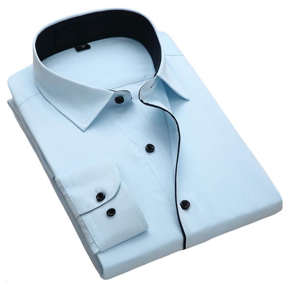 men business dress shirts male formal buttondown collar shirt fashion style female casual clothes, White;black
men business dress shirts male formal buttondown collar shirt fashion style female casual clothes, White;black