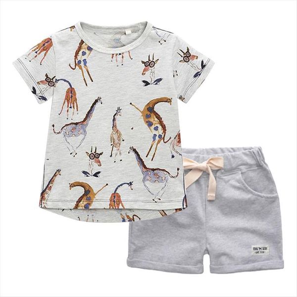 summer boys kids clothing sets cartoon giraffe child t shirt shorts cotton outifts toddler clothes set 2t 7t, White
summer boys kids clothing sets cartoon giraffe child t shirt shorts cotton outifts toddler clothes set 2t 7t, White