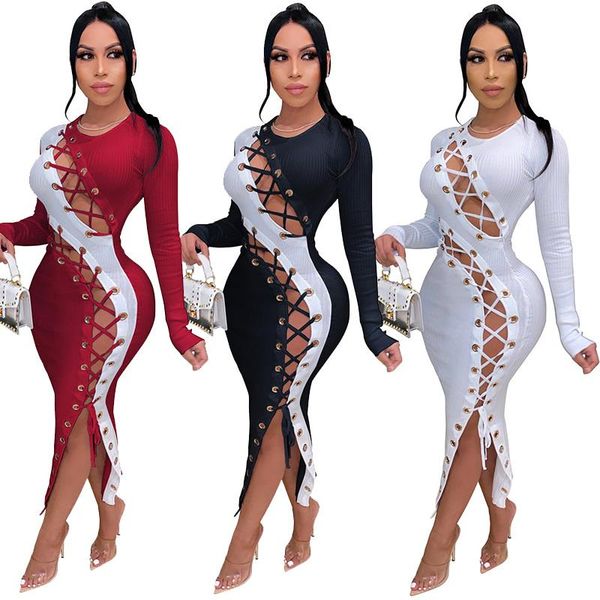 hollow winter slit sweater knit dresses for women clothes solid color spliced long sleeve vestido casual, Black;gray
hollow winter slit sweater knit dresses for women clothes solid color spliced long sleeve vestido casual, Black;gray
