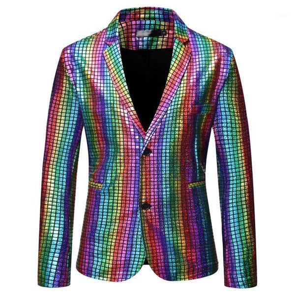 men's suits & blazers luclesam men nightclub color grid bronzing dress blazer mens stage suit jacket disco festival carnaval party prom, White;black
men's suits & blazers luclesam men nightclub color grid bronzing dress blazer mens stage suit jacket disco festival carnaval party prom, White;black