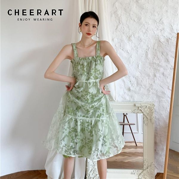 casual dresses cheerart green backless long spaghetti strap fairy tulle dress women summer floral mesh midi flowy korean fashion clothing, Black;gray
casual dresses cheerart green backless long spaghetti strap fairy tulle dress women summer floral mesh midi flowy korean fashion clothing, Black;gray