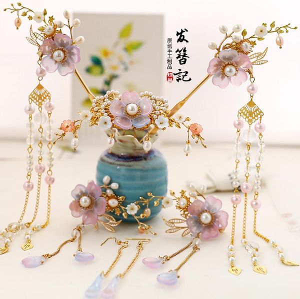 party masks hanfu ancient headdress accessories tassel hair crown full set of super fairy step shake kanzashi tuck comb hairpin ornaments
party masks hanfu ancient headdress accessories tassel hair crown full set of super fairy step shake kanzashi tuck comb hairpin ornaments