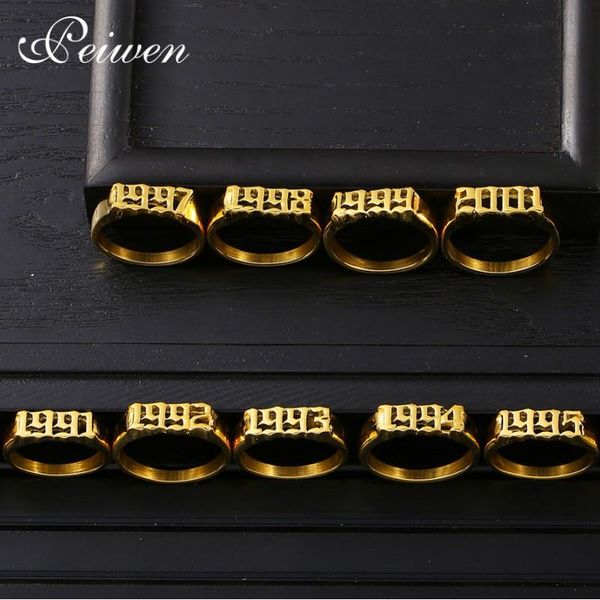 cluster rings old english font ring stainless steel gold for women men gothic special birth year number wedding birthday party gift, Golden;silver
cluster rings old english font ring stainless steel gold for women men gothic special birth year number wedding birthday party gift, Golden;silver