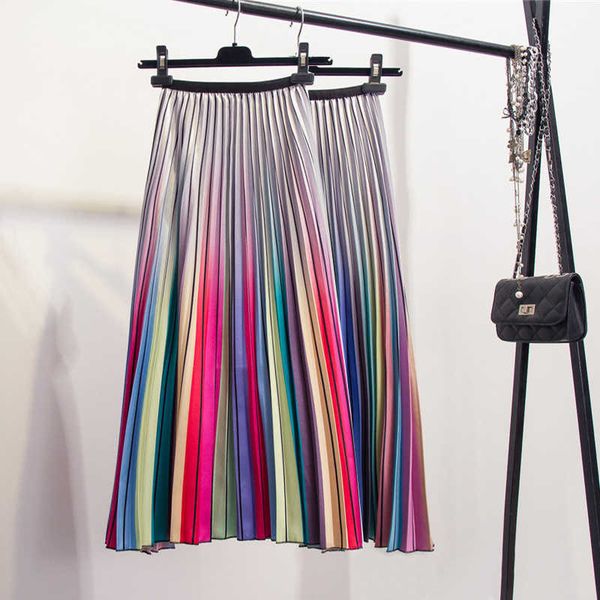 fashion contrast high waist pleated skirt 2021 spring summer skirts womens elastic waist a line midi skirt mid calf long skirts, Black
fashion contrast high waist pleated skirt 2021 spring summer skirts womens elastic waist a line midi skirt mid calf long skirts, Black