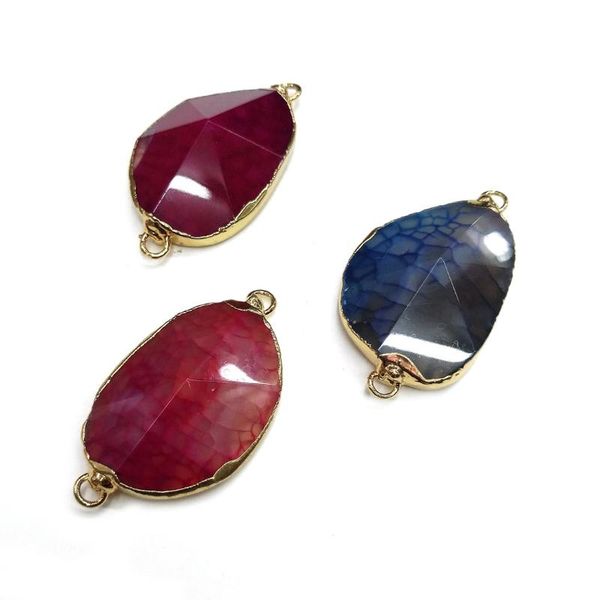 pendants natural agates charms connector pendant for jewelry making diy accessories fit necklaces size 22x48mm 2 colors, Black
pendants natural agates charms connector pendant for jewelry making diy accessories fit necklaces size 22x48mm 2 colors, Black