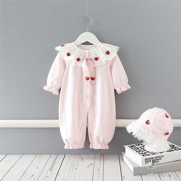 born infant baby girls cotton rompers embroidery jumpsuit baby girl spring clothes 0-2y 211023, Blue
born infant baby girls cotton rompers embroidery jumpsuit baby girl spring clothes 0-2y 211023, Blue
