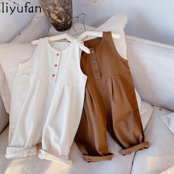 spring summer korean style toddlers kids sleeveless jumpsuits solid color loose baby children suspenders pants, Blue
spring summer korean style toddlers kids sleeveless jumpsuits solid color loose baby children suspenders pants, Blue