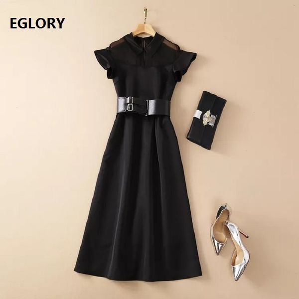 dresses vestidos de fiesta summer party club women turn-down collar tulle mesh patchwork short sleeve mid-calf black, Black;gray
dresses vestidos de fiesta summer party club women turn-down collar tulle mesh patchwork short sleeve mid-calf black, Black;gray