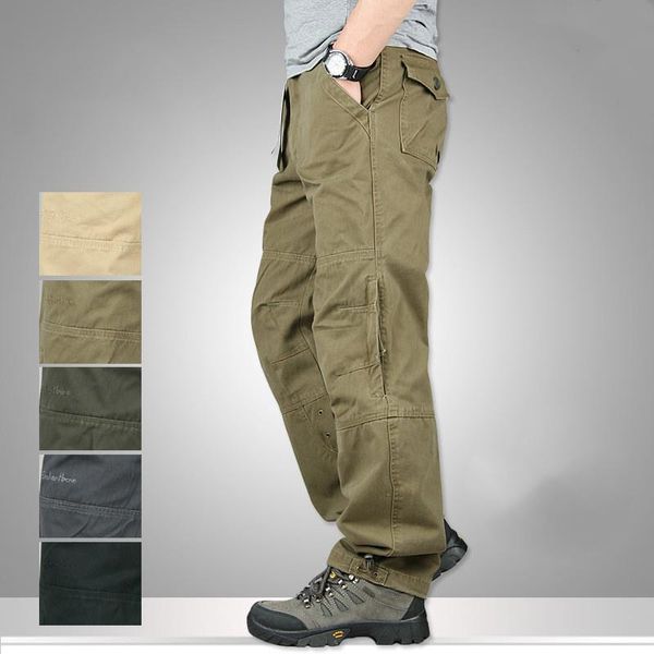 men's pants spring cargo casual baggy joggers cotton long trousers autumn streetwear army straight slacks military tactical pant, Black
men's pants spring cargo casual baggy joggers cotton long trousers autumn streetwear army straight slacks military tactical pant, Black