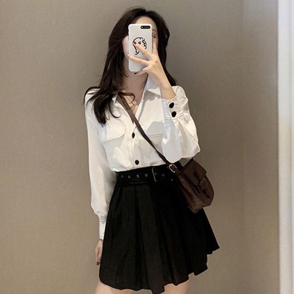 women's blouses & shirts women blouse vintage spring autumn fashion chiffon blusas ropa de mujer, White
women's blouses & shirts women blouse vintage spring autumn fashion chiffon blusas ropa de mujer, White