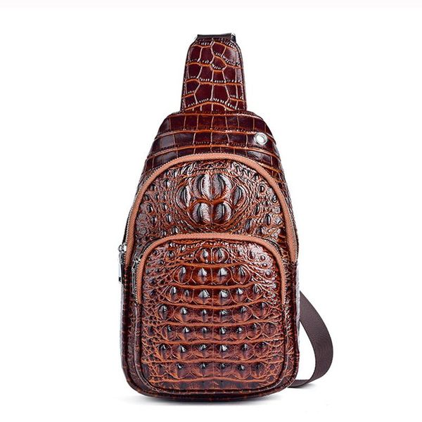 backpack men genuine leather sling rucksack trend travel crocodile style cowhide messenger cross body chest bag daypack knapsack
backpack men genuine leather sling rucksack trend travel crocodile style cowhide messenger cross body chest bag daypack knapsack