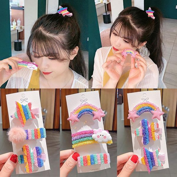 elegant sequins hair clip for girls fashion clouds rainbow hairpins headwear hairgrip baby side children accessories, Slivery;white
elegant sequins hair clip for girls fashion clouds rainbow hairpins headwear hairgrip baby side children accessories, Slivery;white