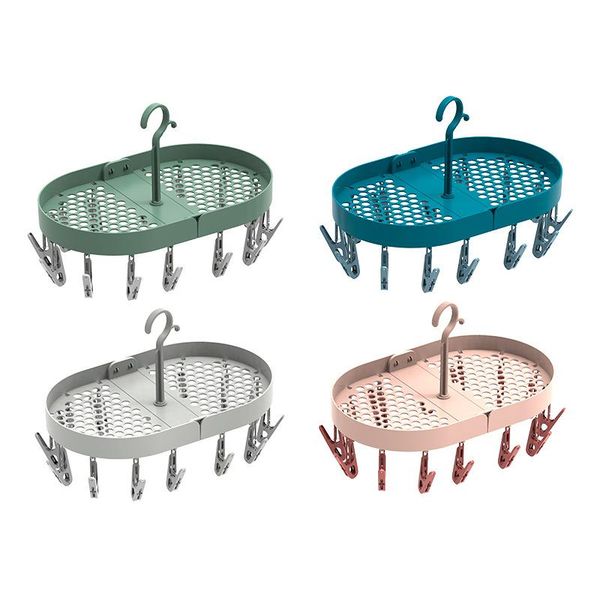 hangers & racks clothes rack folding no mark drying socks underwear with clip storage artifact windproof
hangers & racks clothes rack folding no mark drying socks underwear with clip storage artifact windproof