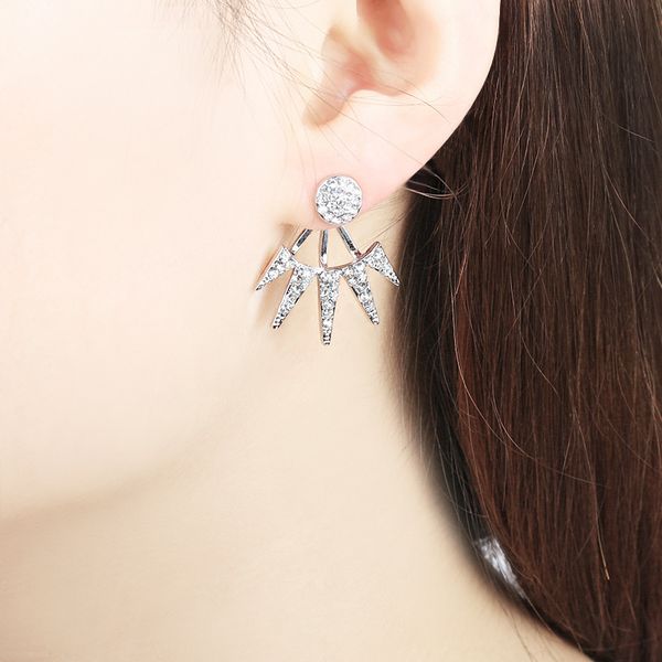 women tapered crystal stud earrings punk triangle metal ear drop korean geometric gold silver party gift earring jewelry accessories wholesa, Golden;silver
women tapered crystal stud earrings punk triangle metal ear drop korean geometric gold silver party gift earring jewelry accessories wholesa, Golden;silver