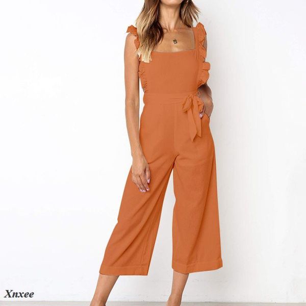 women's jumpsuits & rompers summer backless ruffles wide leg for women 2021 womens jumpsuit, Black;white
women's jumpsuits & rompers summer backless ruffles wide leg for women 2021 womens jumpsuit, Black;white