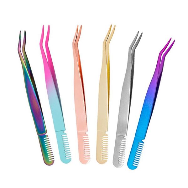 pcs stainless steel eyelashes tweezers professional for lashes extension gold decor anti-static eyelash tweezer makeup tools eyebrow & stenc
pcs stainless steel eyelashes tweezers professional for lashes extension gold decor anti-static eyelash tweezer makeup tools eyebrow & stenc