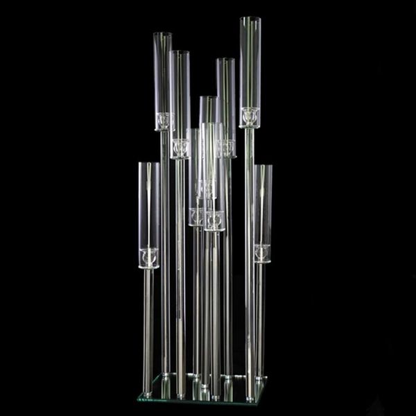party decoration 6pcs) 9 arms large tall clear acrylic stand for wedding centerpiece ab0354
party decoration 6pcs) 9 arms large tall clear acrylic stand for wedding centerpiece ab0354
