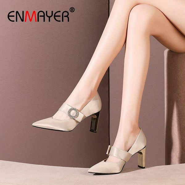 dress shoes enmayer 2021 silk women heels buckle strap pointed toe basic spring/autumn retro crystal fashion wedding 34-39, Black
dress shoes enmayer 2021 silk women heels buckle strap pointed toe basic spring/autumn retro crystal fashion wedding 34-39, Black