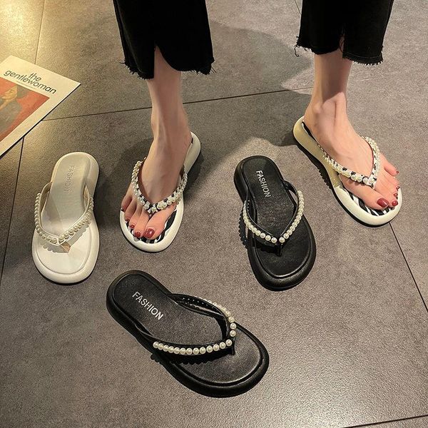 slippers 2022 women's flat comfortable beach shoes non-slip soft bottom casual flip flops rhinestone decoration summer slipper, Black
slippers 2022 women's flat comfortable beach shoes non-slip soft bottom casual flip flops rhinestone decoration summer slipper, Black