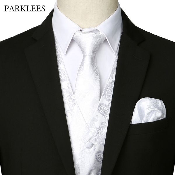 men's 3pcs white jacquard paisley vest set elegant men wedding party waistcoat for suit or tuxedo necktie+pocket+square 210522, Black;white
men's 3pcs white jacquard paisley vest set elegant men wedding party waistcoat for suit or tuxedo necktie+pocket+square 210522, Black;white