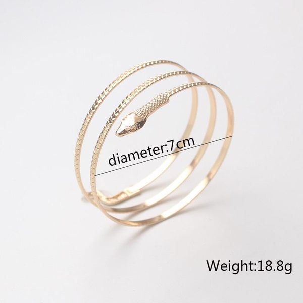 bangle european and american style simple fashion snake bracelet gold silver personality alloy 2021, Black
bangle european and american style simple fashion snake bracelet gold silver personality alloy 2021, Black