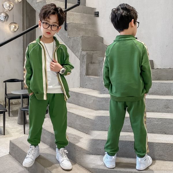 boys casual suits 2022 big childrens spring and autumn new simple long-sleeved round neck two-piece suit, White
boys casual suits 2022 big childrens spring and autumn new simple long-sleeved round neck two-piece suit, White