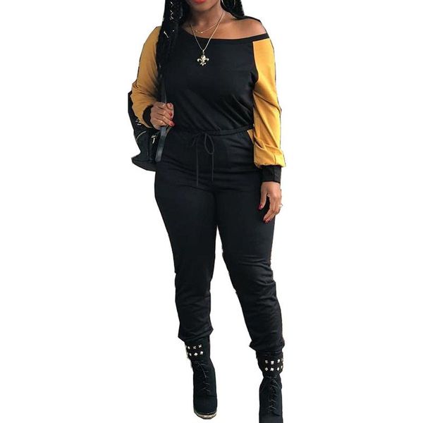 women's jumpsuits & rompers woman casual full sleeve one shoulder piece long pants tunic autumn winter ladies female pocket, Black;white
women's jumpsuits & rompers woman casual full sleeve one shoulder piece long pants tunic autumn winter ladies female pocket, Black;white