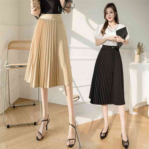 fashion women's skirts spring/summer design pleated high waist cover cross retro lady 210520, Black
fashion women's skirts spring/summer design pleated high waist cover cross retro lady 210520, Black