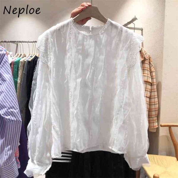 elegant lacepatchwork solid blouse women o neck pullover long sleeve blusas spring loose ol shirt feminino 210422, White
elegant lacepatchwork solid blouse women o neck pullover long sleeve blusas spring loose ol shirt feminino 210422, White
