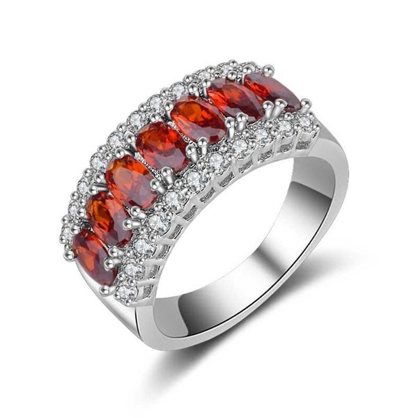 wedding rings loredana fashionable straight row egg-shaped bright red zircon set trend noble passionate and for woman, Slivery;golden
wedding rings loredana fashionable straight row egg-shaped bright red zircon set trend noble passionate and for woman, Slivery;golden
