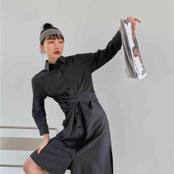 casual dresses autumn striped long sleeve shirt women vintage button up bandage tunic collar fashion clothing 2nf1, Black;gray
casual dresses autumn striped long sleeve shirt women vintage button up bandage tunic collar fashion clothing 2nf1, Black;gray