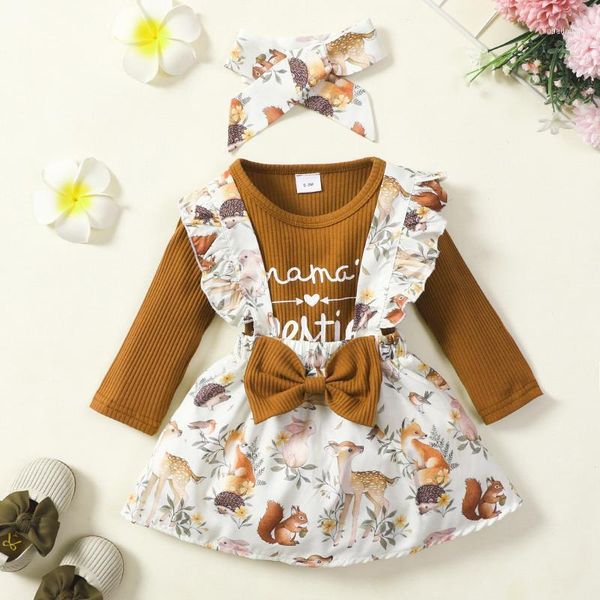 clothing sets 3pc born infant girls letter ribbed romper +bow cartoon suspender skirt+headband outfits autumn winter baby set1, White
clothing sets 3pc born infant girls letter ribbed romper +bow cartoon suspender skirt+headband outfits autumn winter baby set1, White