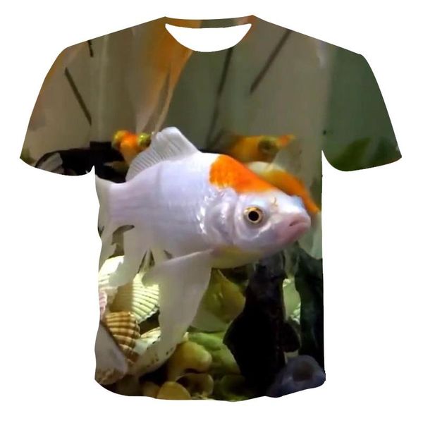 men's t-shirts the latest spring and summer animal goldfish men women 3d printing fashion casual sports t-shirt oversized, White;black
men's t-shirts the latest spring and summer animal goldfish men women 3d printing fashion casual sports t-shirt oversized, White;black