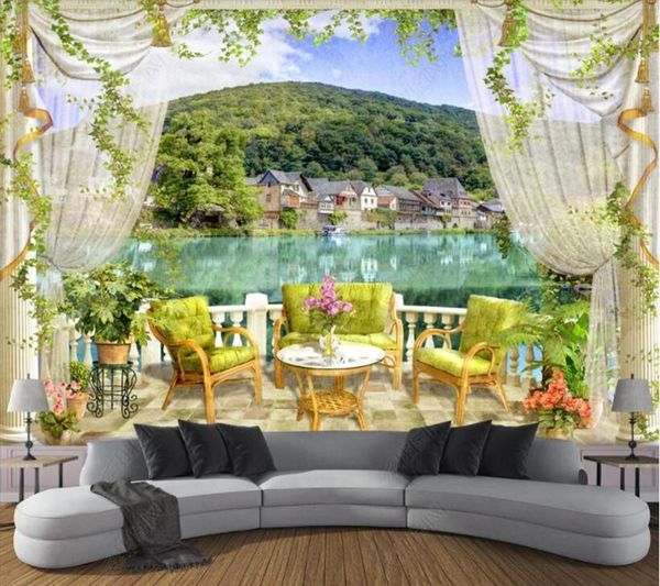 wallpapers papel de parede balcony lake view background wall 3d wallpaper,bedroom ktv bar mural decor
wallpapers papel de parede balcony lake view background wall 3d wallpaper,bedroom ktv bar mural decor