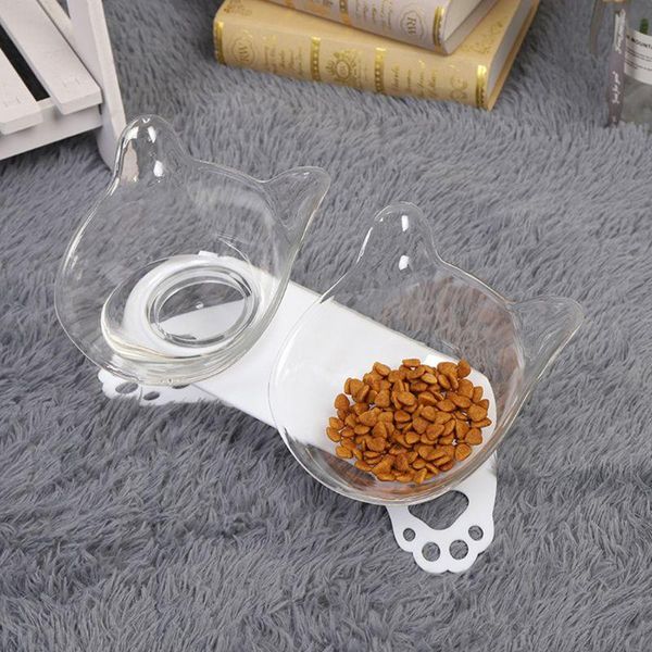 dog cat double bowls with raised stand drinking dispenser container pet water feeder 15° tilted platform non-slip & feeders
dog cat double bowls with raised stand drinking dispenser container pet water feeder 15° tilted platform non-slip & feeders
