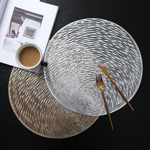 mats & pads 1pc 38cm round placemats pp waterproof dining table mat non-slip napkin disc bowl drink cup coasters kitchen decoration
mats & pads 1pc 38cm round placemats pp waterproof dining table mat non-slip napkin disc bowl drink cup coasters kitchen decoration