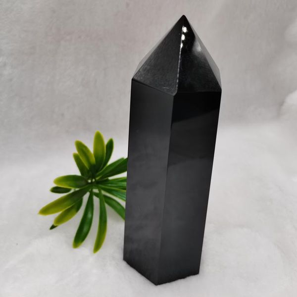 decorative objects & figurines 1pc natural rock obsidian hexagonal column crystal point mineral ornament healing wand home decor diy gift de
decorative objects & figurines 1pc natural rock obsidian hexagonal column crystal point mineral ornament healing wand home decor diy gift de