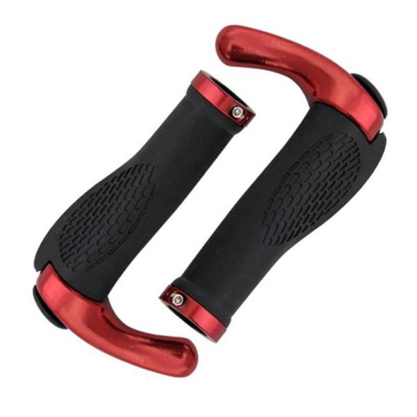 bike handlebars &components rgonomic mtb mountain road anti-slip lock-on ox horn bar end handlebar grips - one pair (red)
bike handlebars &components rgonomic mtb mountain road anti-slip lock-on ox horn bar end handlebar grips - one pair (red)