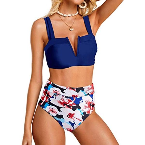 women's swimwear floral high waist bikinis set women beachwear summer boho push up bathing suit holiday female swimming brazilian biqui, White;black
women's swimwear floral high waist bikinis set women beachwear summer boho push up bathing suit holiday female swimming brazilian biqui, White;black
