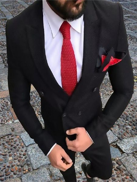 men's suits & blazers men's suit smolking bridegroom thin and culinary evening s for black men formal double jacket breasted groo, White;black
men's suits & blazers men's suit smolking bridegroom thin and culinary evening s for black men formal double jacket breasted groo, White;black