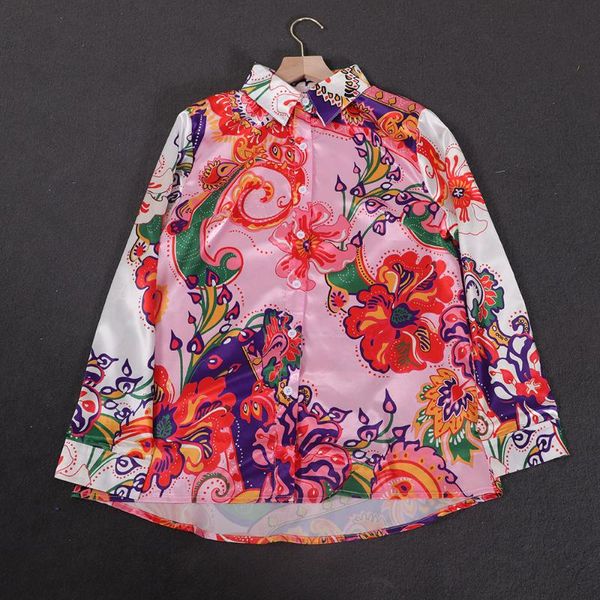 women's blouses & shirts 2021 autumn blouse shirt for women fashion baggy long sleeve casual lady floral luxury designer clothing, White
women's blouses & shirts 2021 autumn blouse shirt for women fashion baggy long sleeve casual lady floral luxury designer clothing, White