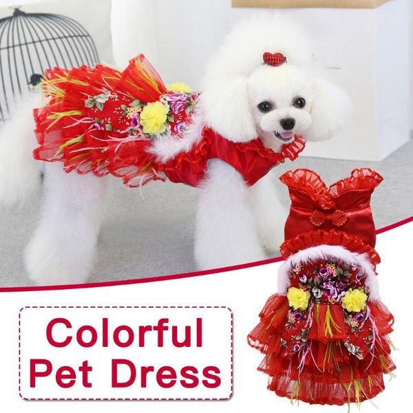 dog apparel pet dress lace tullle clothes for small party birthday wedding bowknot puppy costume#g30
dog apparel pet dress lace tullle clothes for small party birthday wedding bowknot puppy costume#g30
