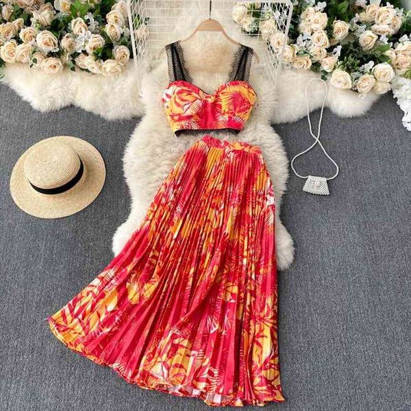 spring autumn european and american ins holiday style suit lace camisole short high waist pleated skirt c271, White
spring autumn european and american ins holiday style suit lace camisole short high waist pleated skirt c271, White