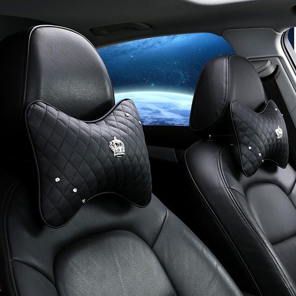 seat cushions 2 pcs car headrest pillow neck crown rhinestone covered decoration interior accessories woman
seat cushions 2 pcs car headrest pillow neck crown rhinestone covered decoration interior accessories woman