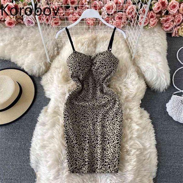 korobov leopard dress women slim waist mini spaghetti strap dresses female summer new arrival night club vestidos mujer 210430, Black;gray
korobov leopard dress women slim waist mini spaghetti strap dresses female summer new arrival night club vestidos mujer 210430, Black;gray