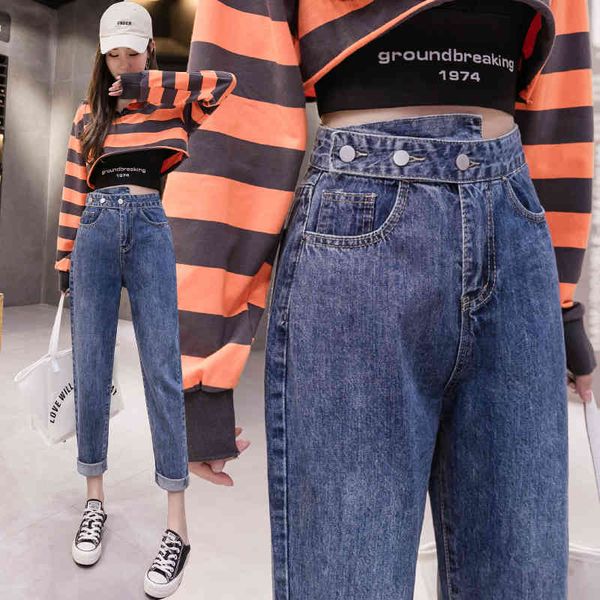 spring of the han edition of tall waist radish jeans women show thin torre wide-legged trousers haroun pants 210522, Blue
spring of the han edition of tall waist radish jeans women show thin torre wide-legged trousers haroun pants 210522, Blue