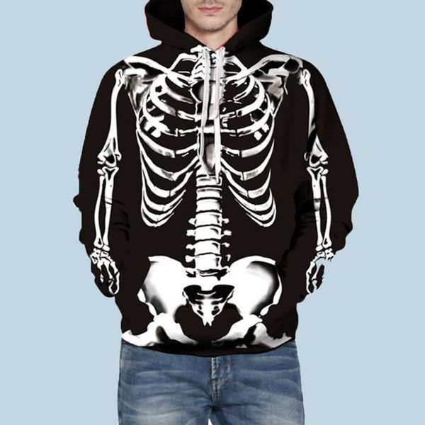 men's hoodies & sweatshirts europe america autumn skull 3d digital printing loose casual long sleeve fashion simplicity 2021, Black
men's hoodies & sweatshirts europe america autumn skull 3d digital printing loose casual long sleeve fashion simplicity 2021, Black