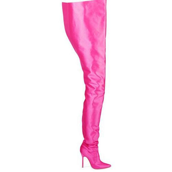 boots women high waist pointed toe gladiator crotch extreme long celebrity female over the knee, Black
boots women high waist pointed toe gladiator crotch extreme long celebrity female over the knee, Black